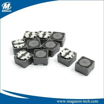 Indutores de montagem em superfície com fio enrolado